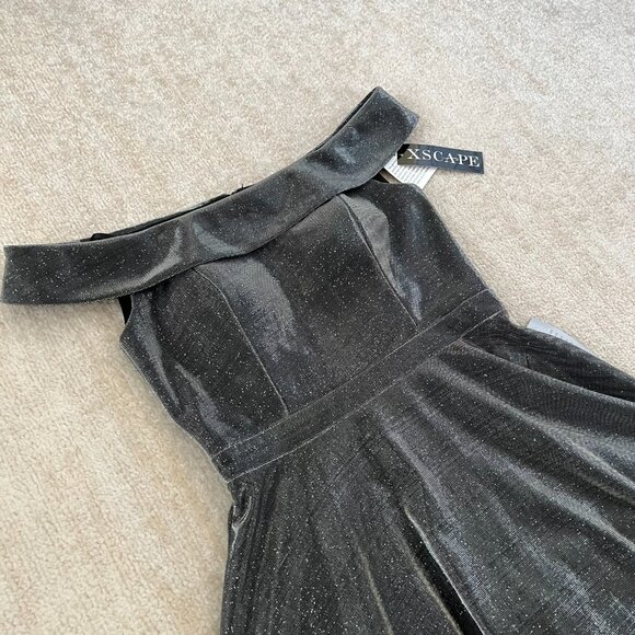 NWT Xscape Off The Shoulder Evening Mini Dress 6 - Picture 3 of 10